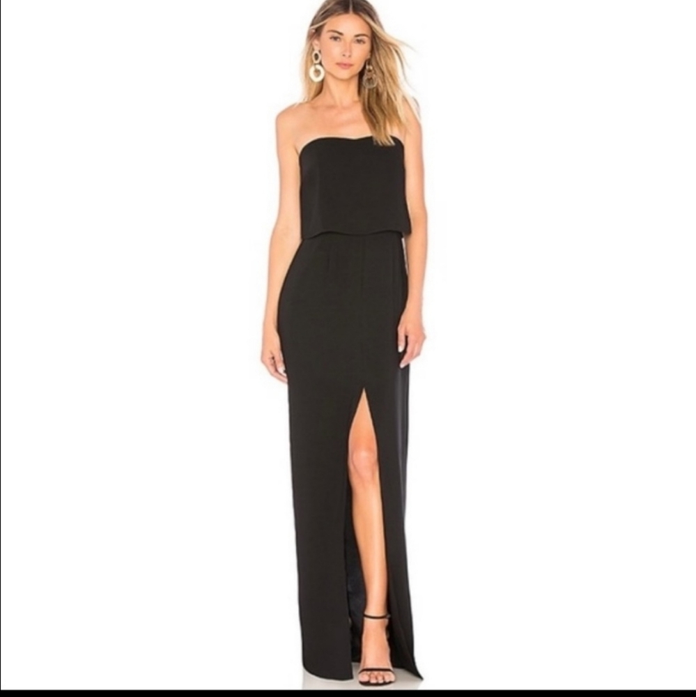 Amanda Uprichard Black Verona Gown Size Small NWT